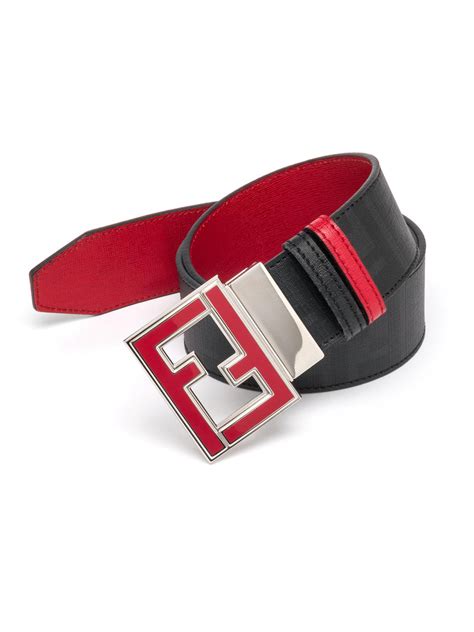 red fendi belt mens|red fendi belt men.